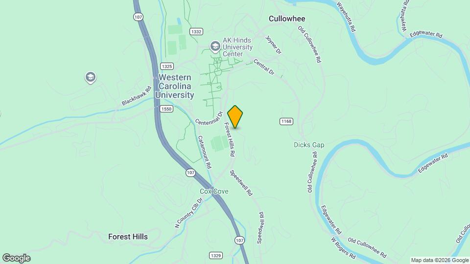62 Cullowhee Heights Rd Map and Location Details