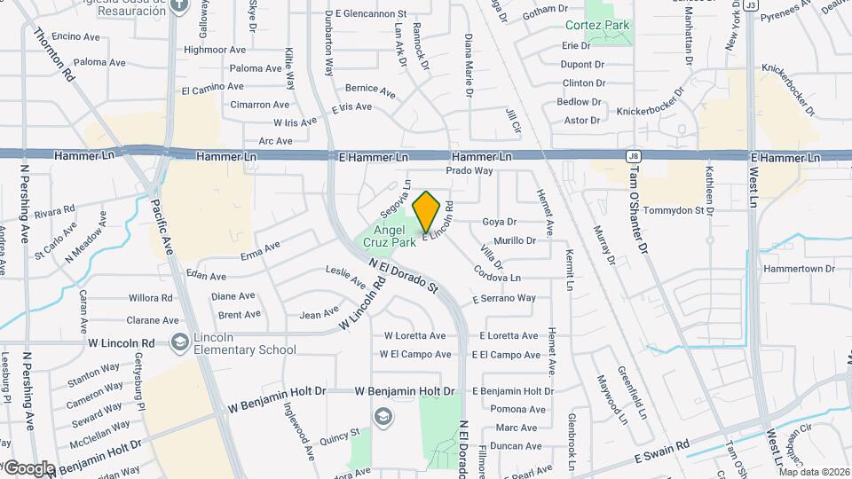 144 E Lincoln Rd Map and Location Details