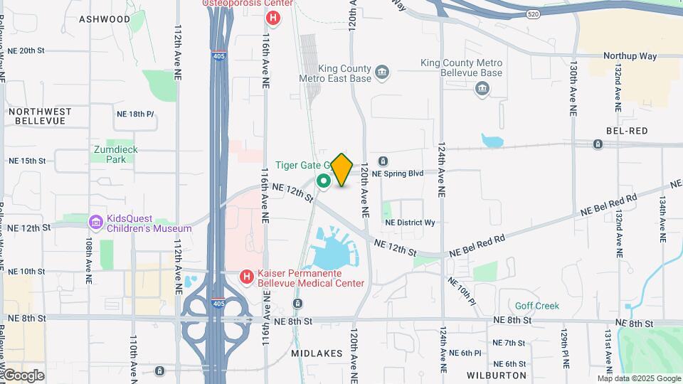 1425 120th Ave NE Mapa y Detalles de la Ubicación