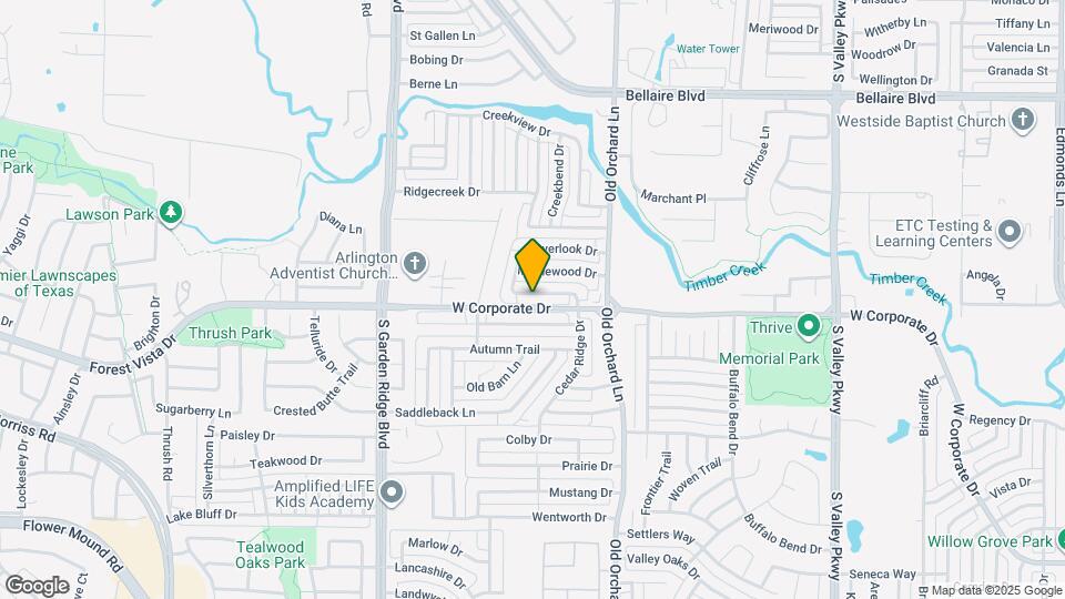 1334 Cedar Ridge Dr Map and Location Details