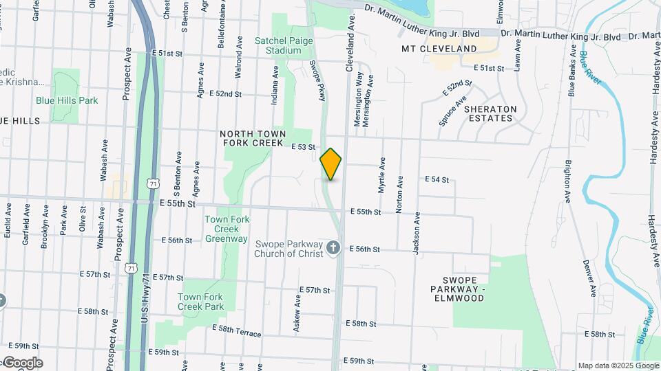 5411 Swope Pky Map and Location Details