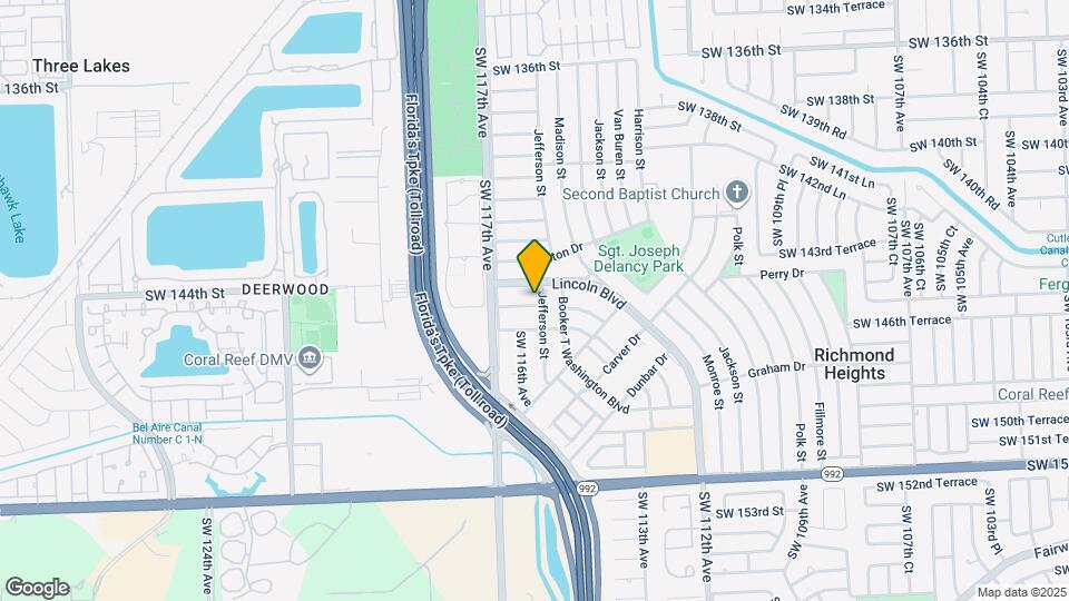 11511 Robinson St Map and Location Details