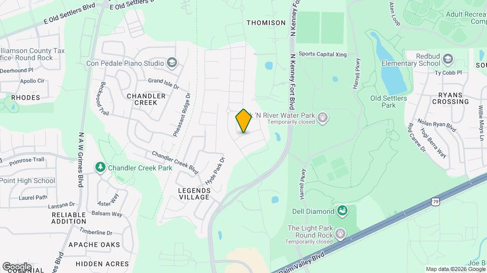 2838 Dell Hollow Dr Map and Location Details