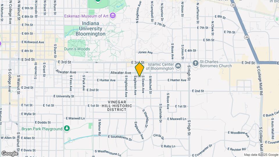 1415 E Hunter Ave Map and Location Details