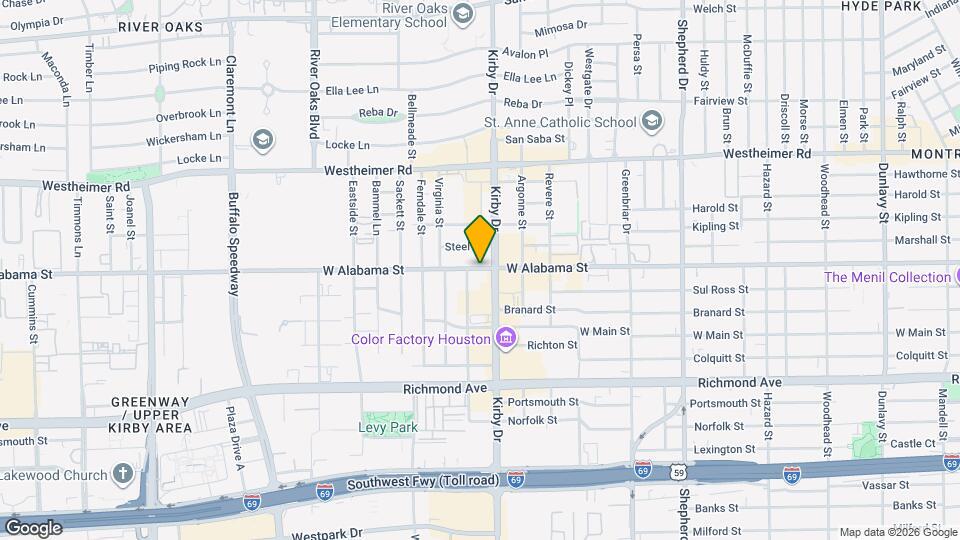 2643 W Alabama St Map and Location Details