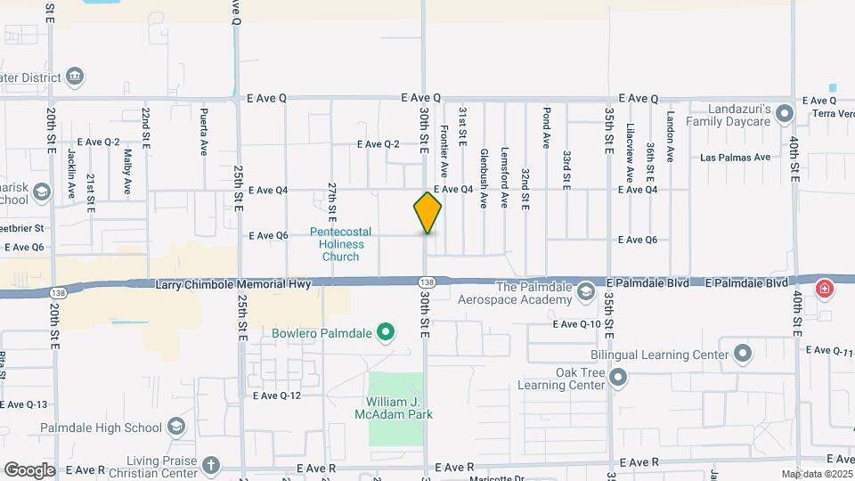 3106 E Ave Q-14 Map and Location Details