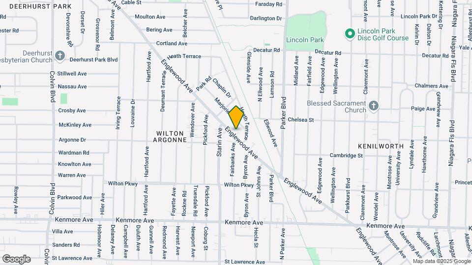 633 Englewood Ave Map and Location Details