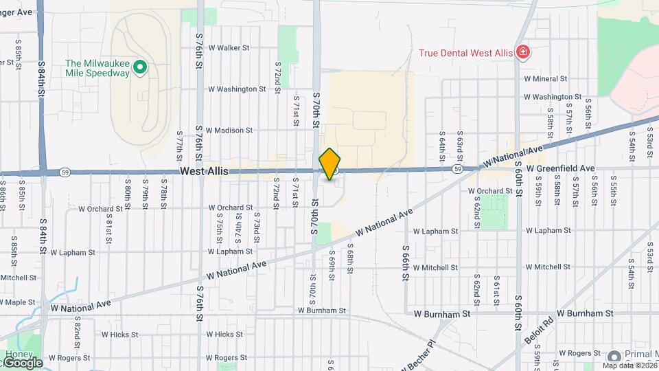 The Landmark of West Allis Mapa y Detalles de la Ubicación