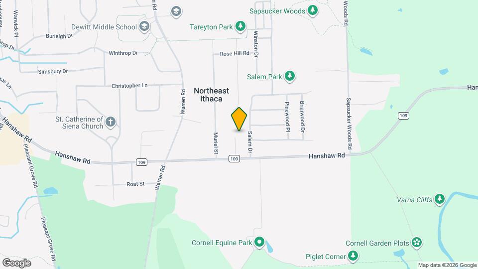 1412 Hanshaw Rd Mapa y Detalles de la Ubicación