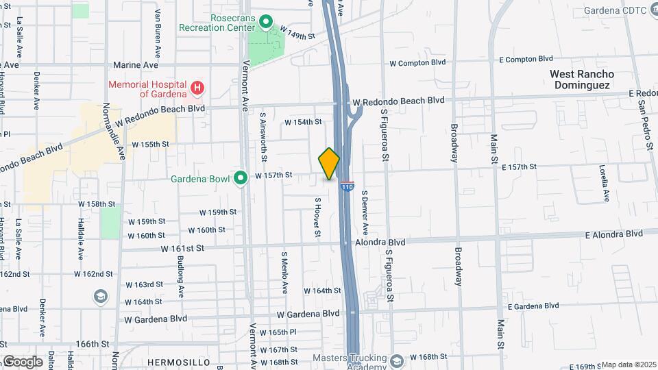 15720 Bonsallo Ave Map and Location Details