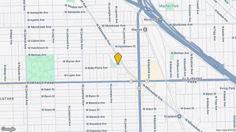4101 N Dickinson Ave Map and Location Details