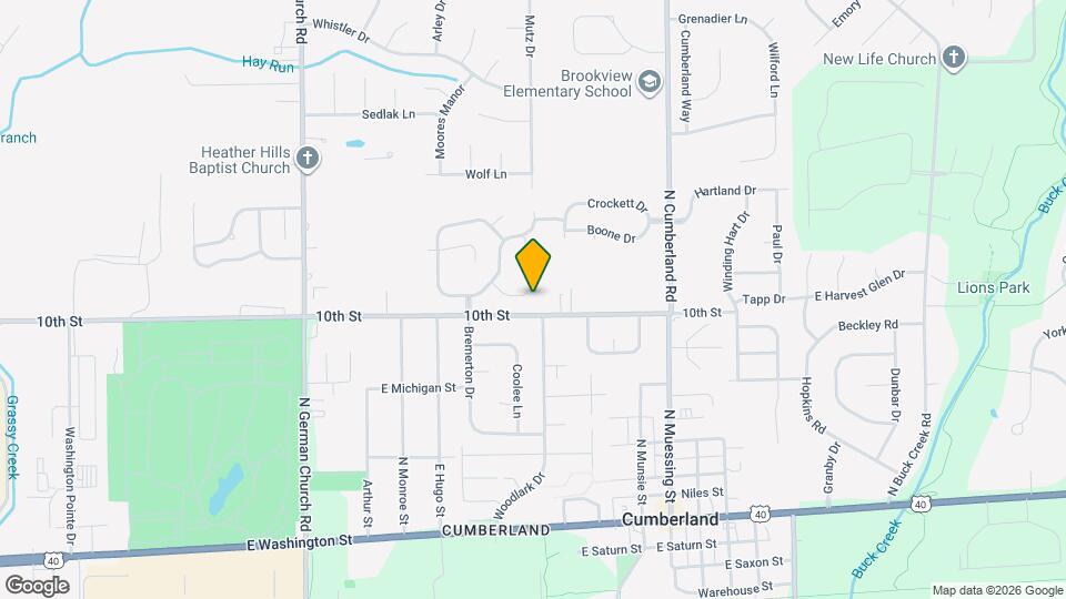 11419 Watts Bar Ct Mapa y Detalles de la Ubicación