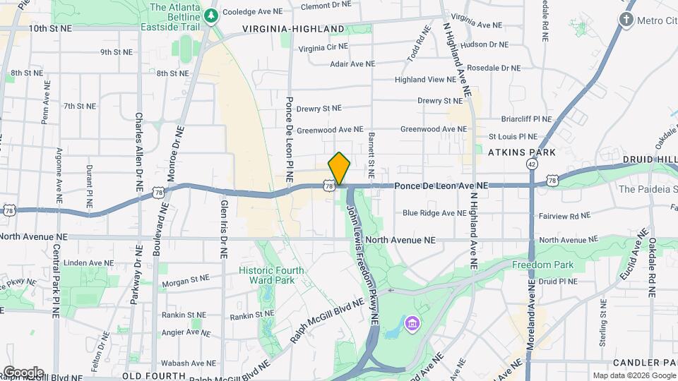 691 Bonaventure Ave NE, Unit F-16 Map and Location Details