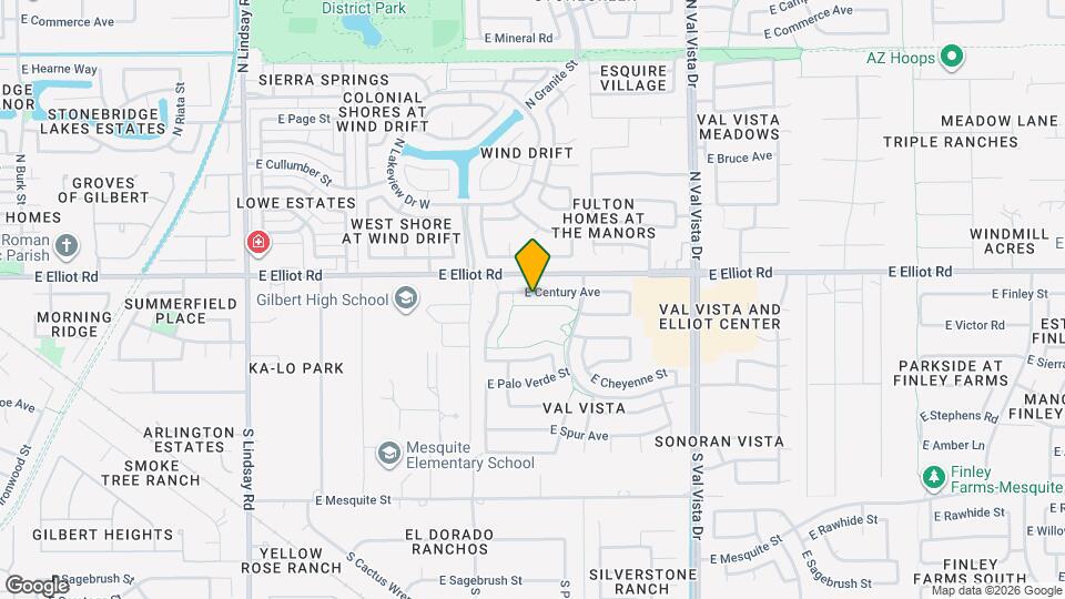 1307 E Century Ave Map and Location Details