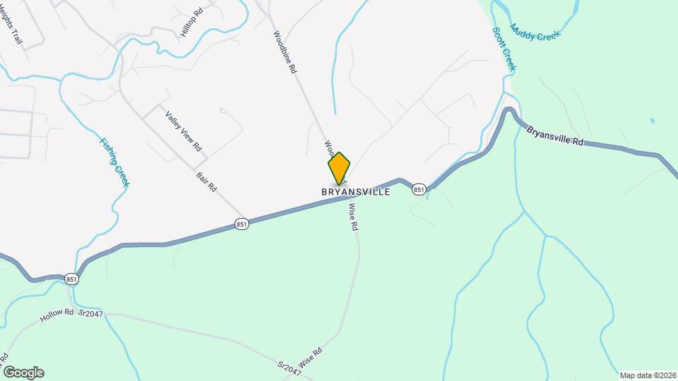 2367 Bryansville Rd Map and Location Details