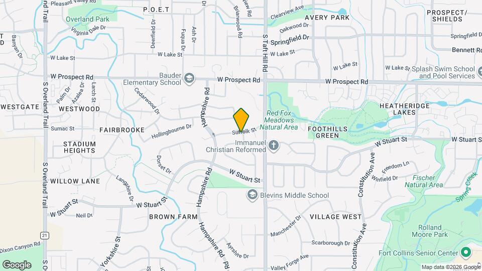 2201 Suffolk St Map and Location Details