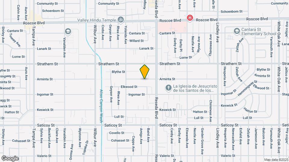 18548 Arminta St Map and Location Details