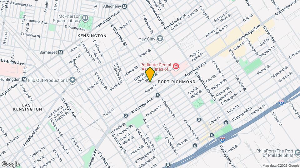 2268 E Clearfield St Map and Location Details