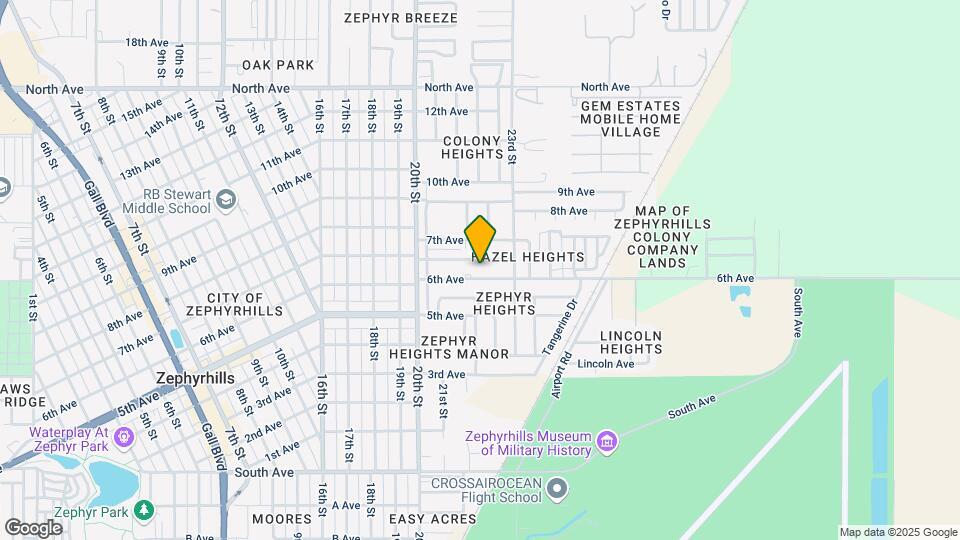 ZEPHYRHILLS DUPLEX PROJECT Map and Location Details