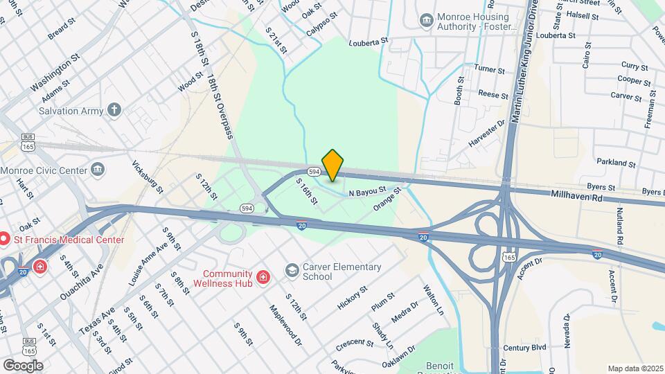 1715 S Bayou St Map and Location Details
