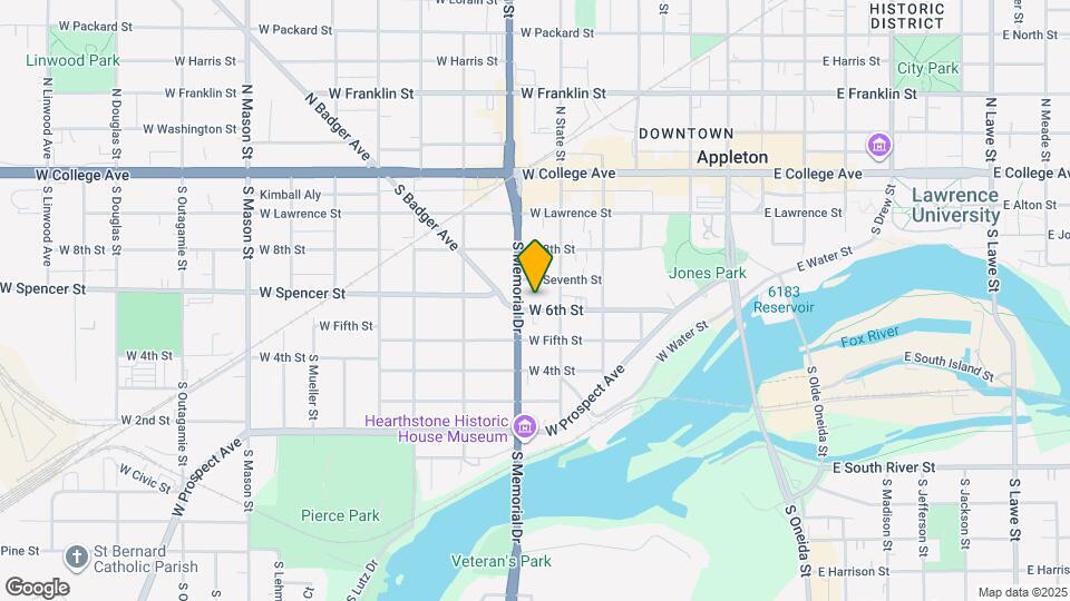 620-622 W 6th St Map and Location Details