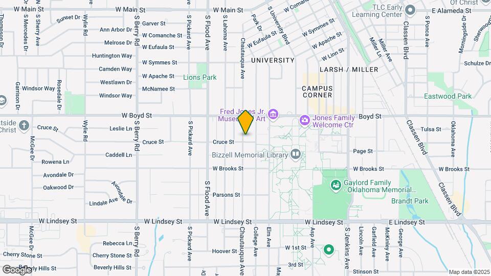 643 Chautauqua Ave Mapa y Detalles de la Ubicación