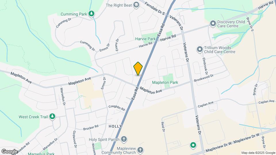 531 Essa Rd Map and Location Details