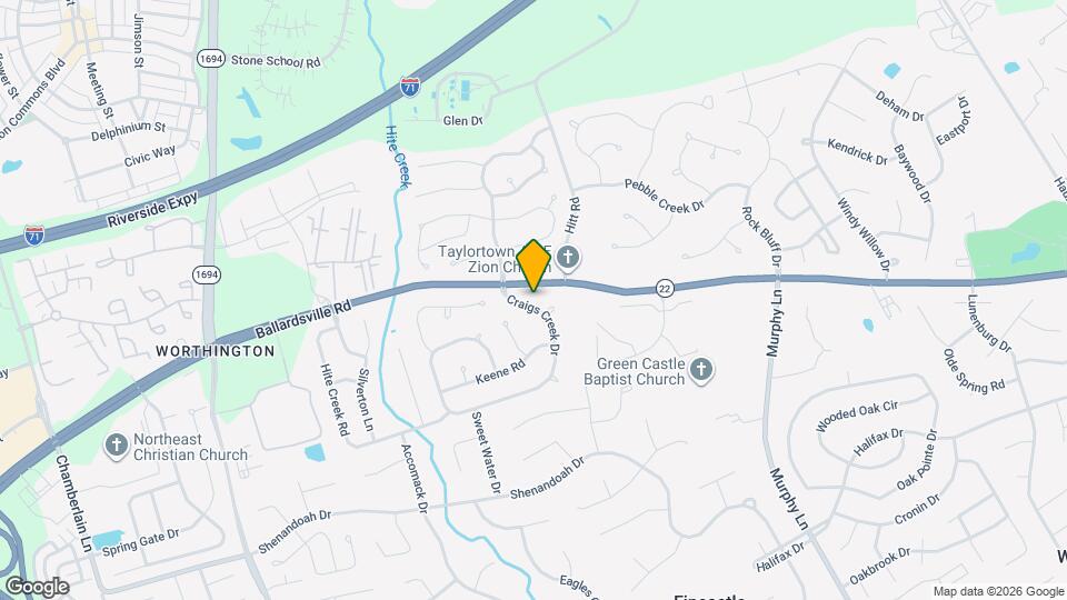5323 Craigs Creek Dr Mapa y Detalles de la Ubicación