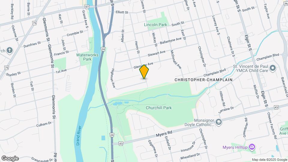 131 Highman Ave Map and Location Details