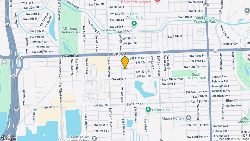 6470 SW 42nd Terrace Map and Location Details