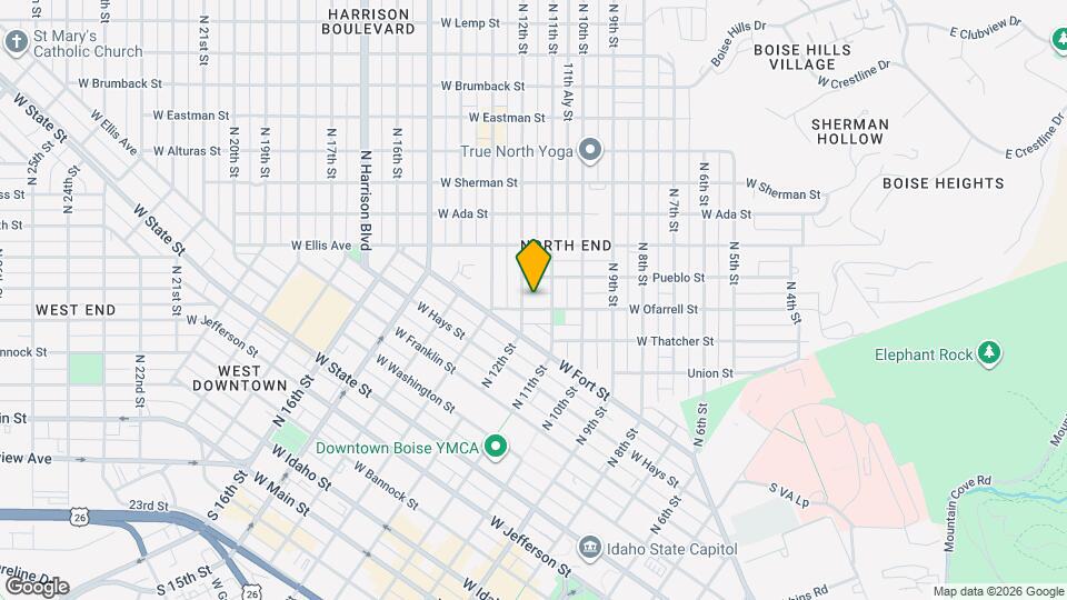 1116 W Ofarrell St Map and Location Details