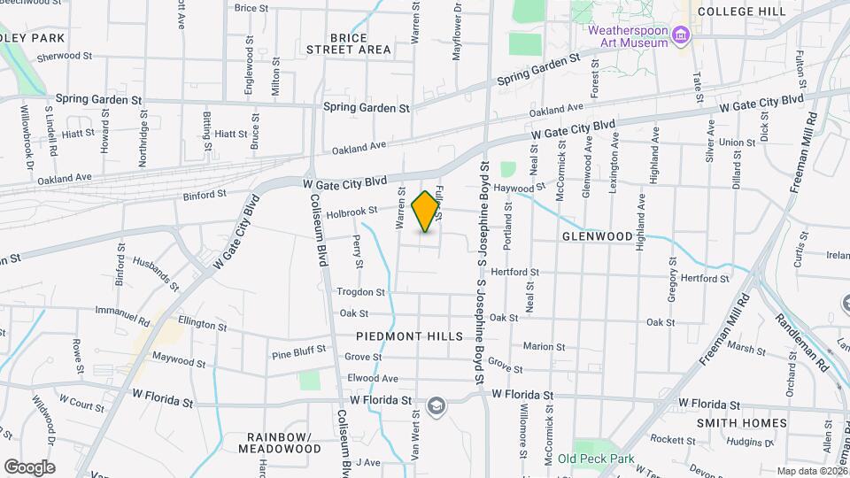 1117 Van Wert St Map and Location Details