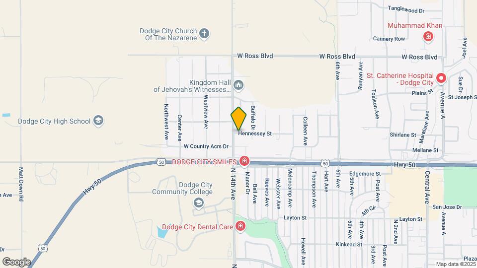 1413 Hennessey St, Unit 127 Map and Location Details