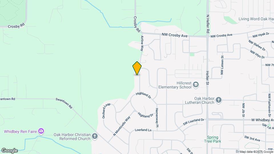 2563 Airline Way Map and Location Details