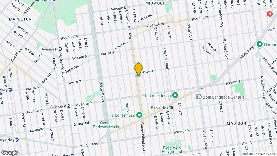 1857 Coney Island Ave Map and Location Details