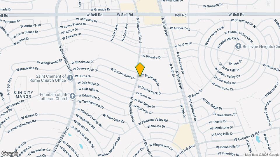 10146 W Sutters Gold Ln Mapa y Detalles de la Ubicación