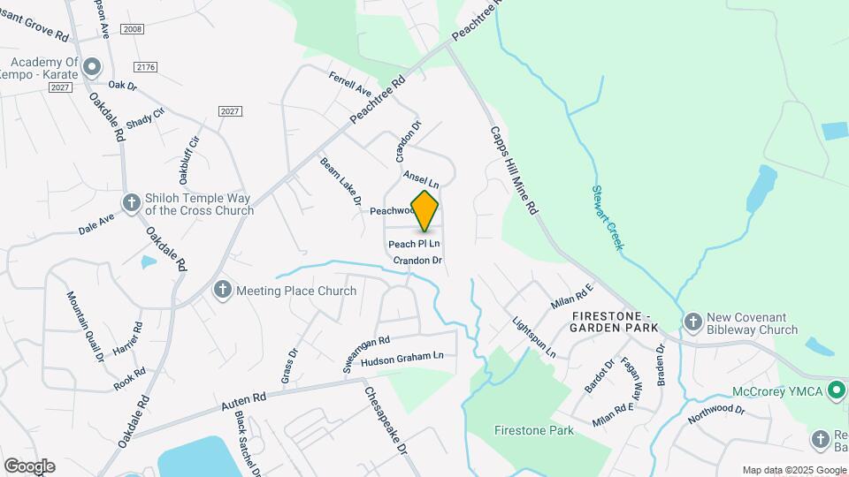 5320 Peach Pl Ln Map and Location Details