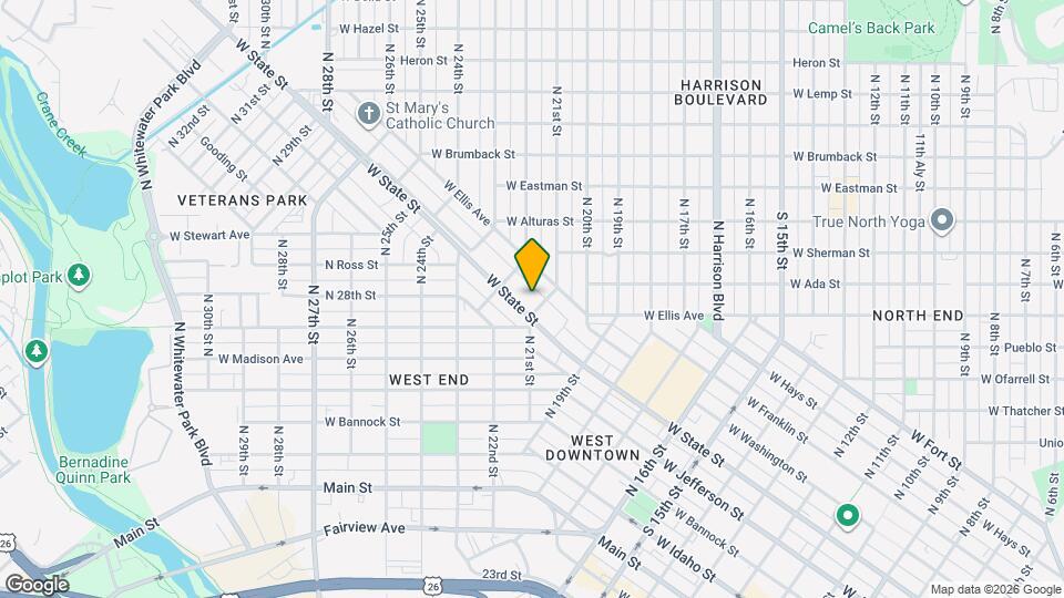 2104 W State St Map and Location Details