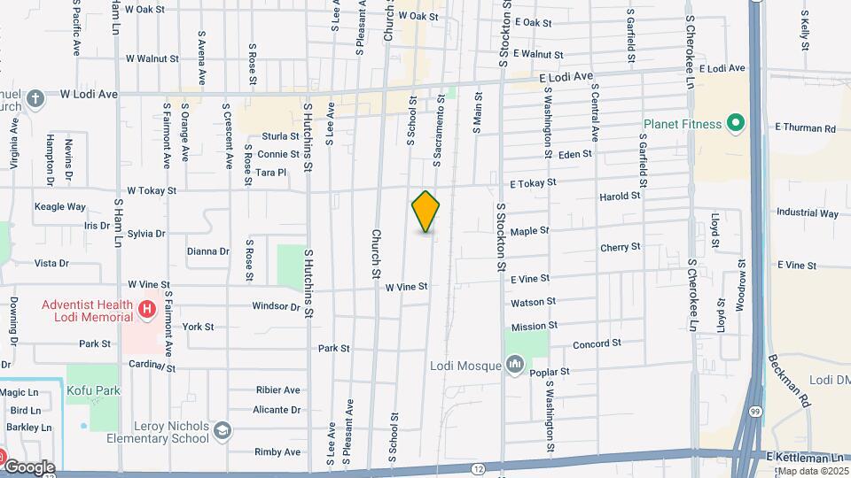 735 S Sacramento St Map and Location Details