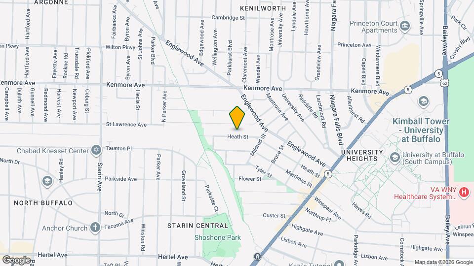 227 Heath St, Unit Upper Map and Location Details
