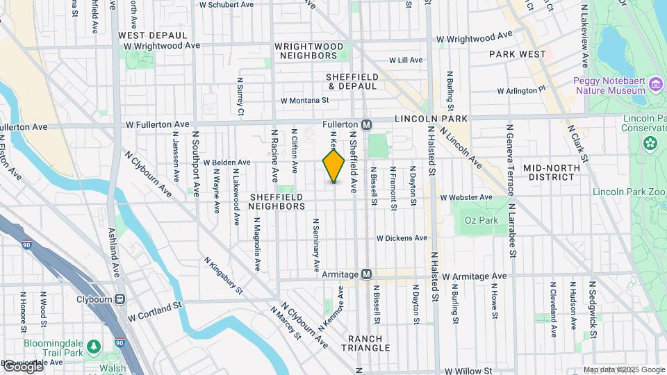 2226 N Kenmore Ave Map and Location Details