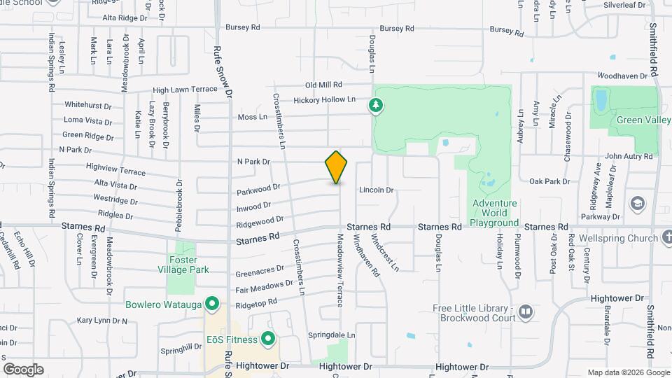 6845 Inwood Dr Map and Location Details