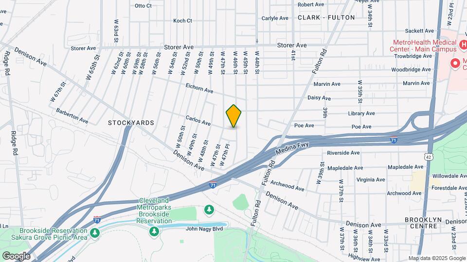 3580 W 46th St Map and Location Details