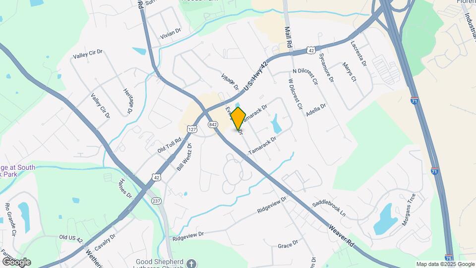 Evergreen Apartments Map and Location Details