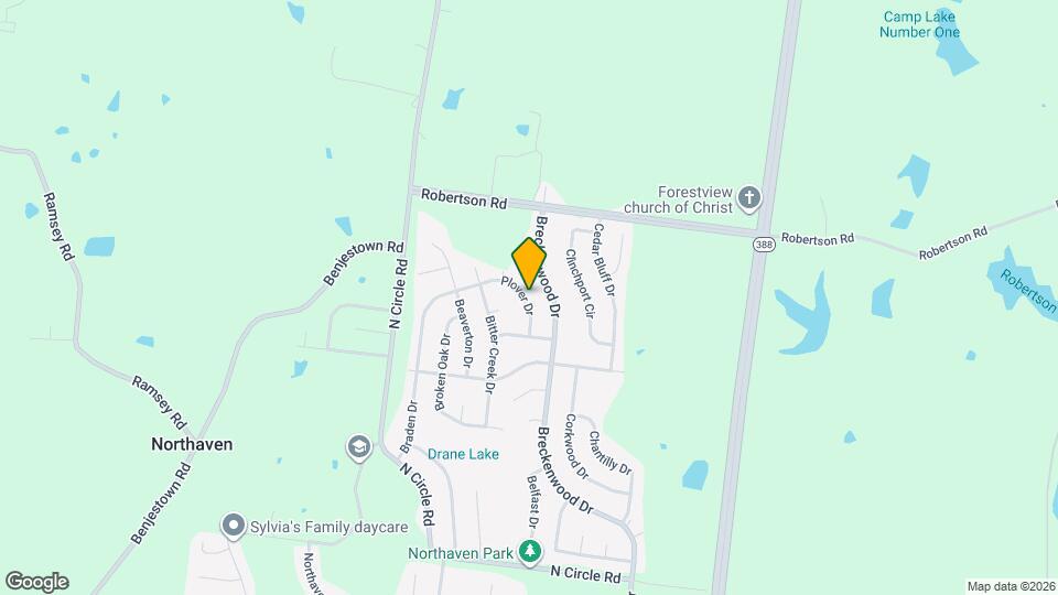 5320 Plover Dr Map and Location Details