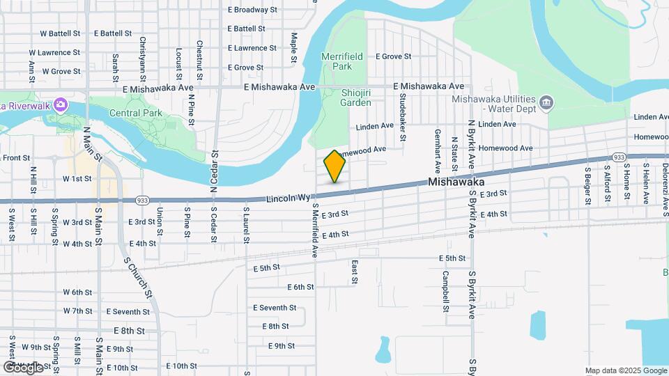 928 E Lincolnway Mapa y Detalles de la Ubicación