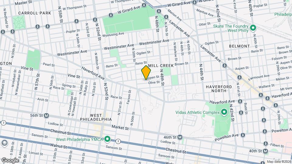 4915 Olive St Map and Location Details