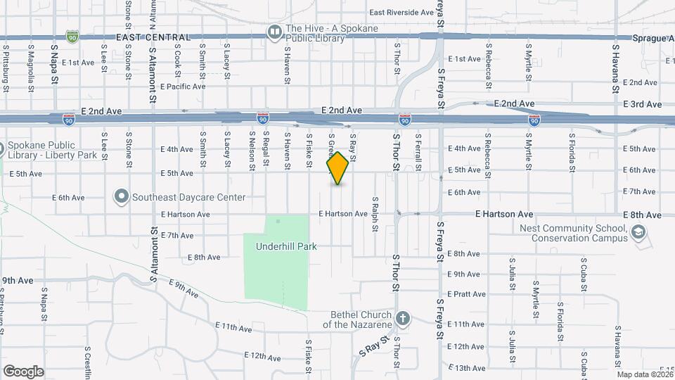 521 S Greene St, Unit C Map and Location Details