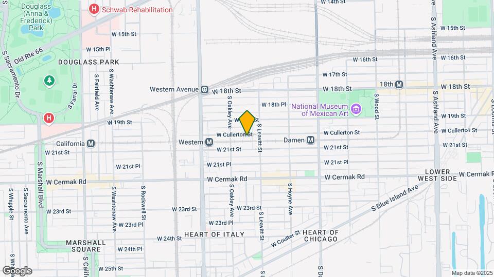 2227 W Cullerton St Map and Location Details