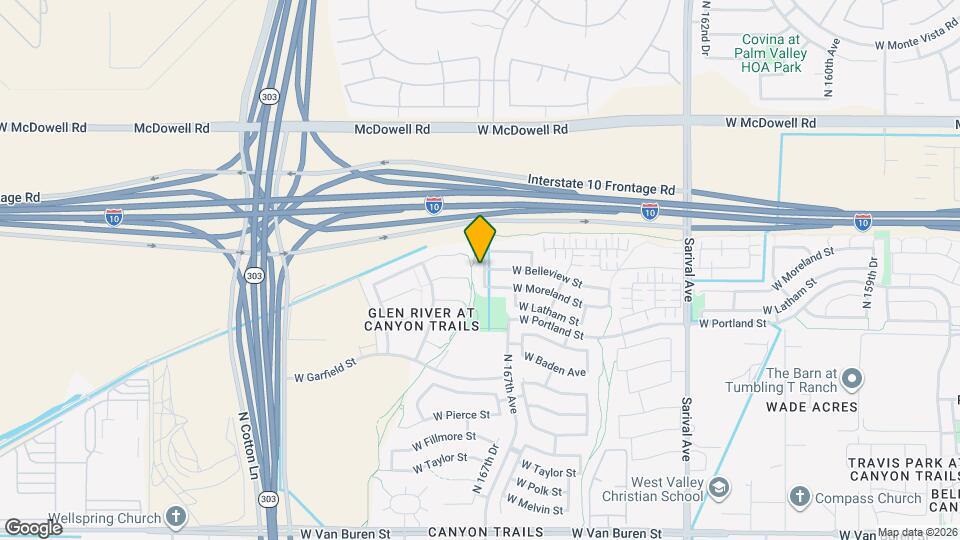 1246 N 167th Dr Map and Location Details